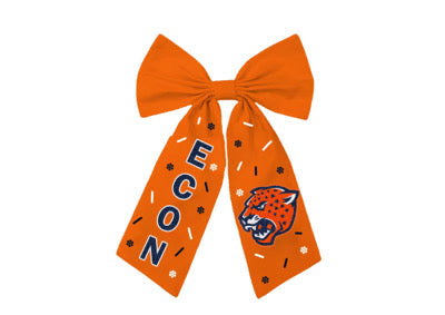 Embroidered School Spirit Bows