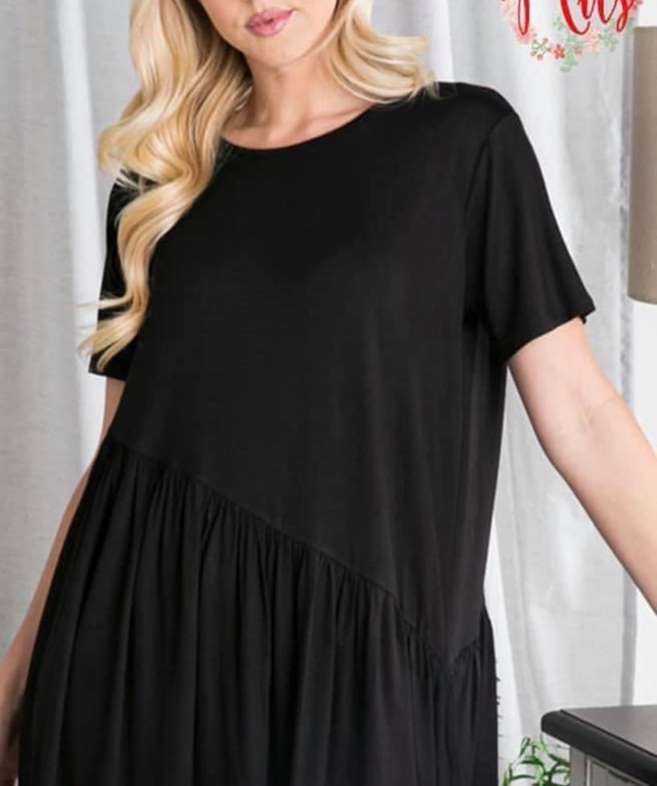 Black Baby Doll Top