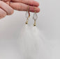 Feather Pendant Earrings