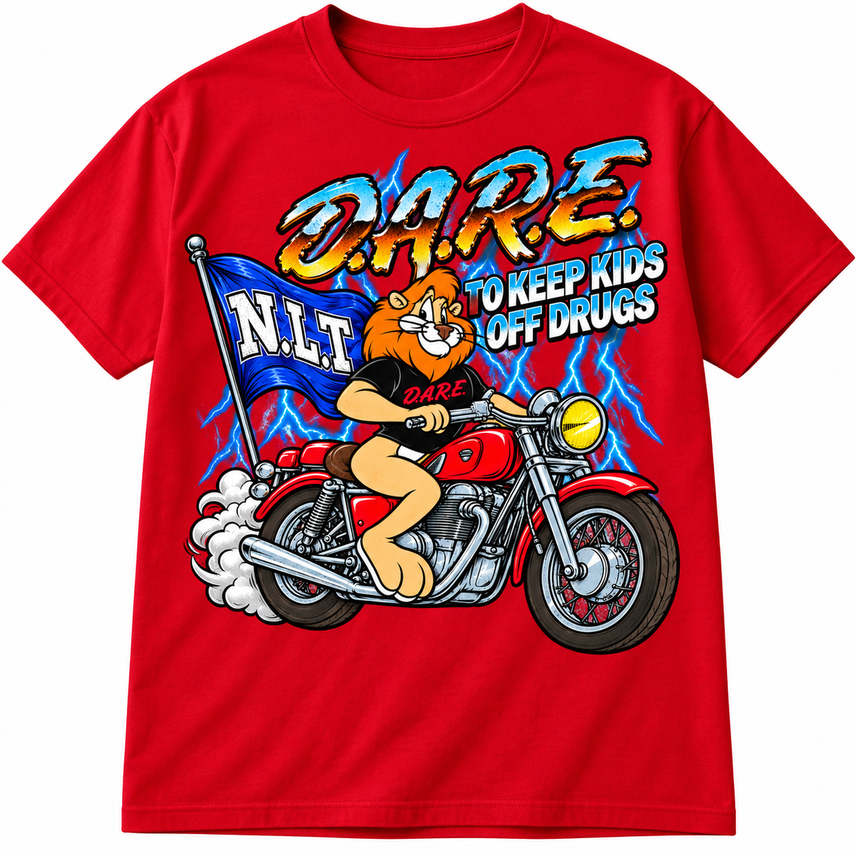 DARE - NLT Tee Red or Orange