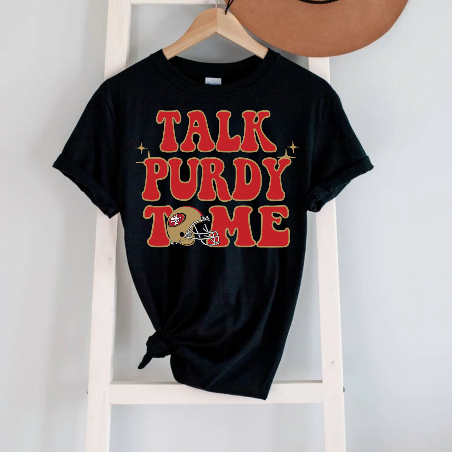 Talk Purdy To Me Tee