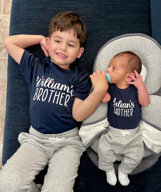 Navy - Brother Tee - Youth